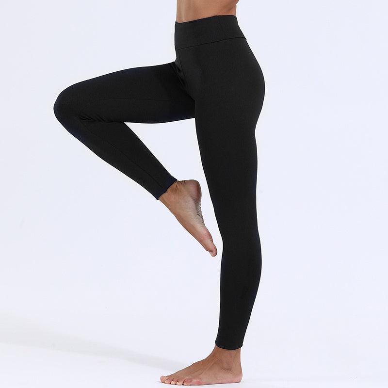 High-Waist Black Leggings