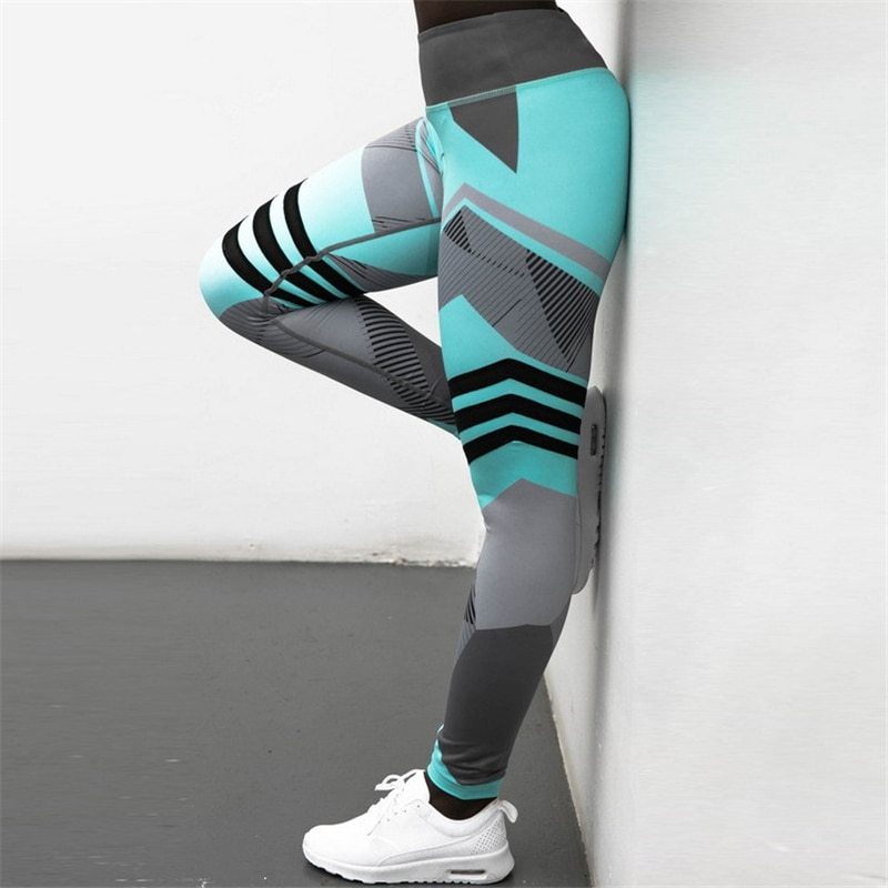 Women's Reflective Yoga Pants - High Visibility Sport Leggings
