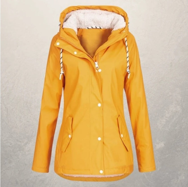 Faux Fur Hooded Winter Parka - Women's Padded Coat