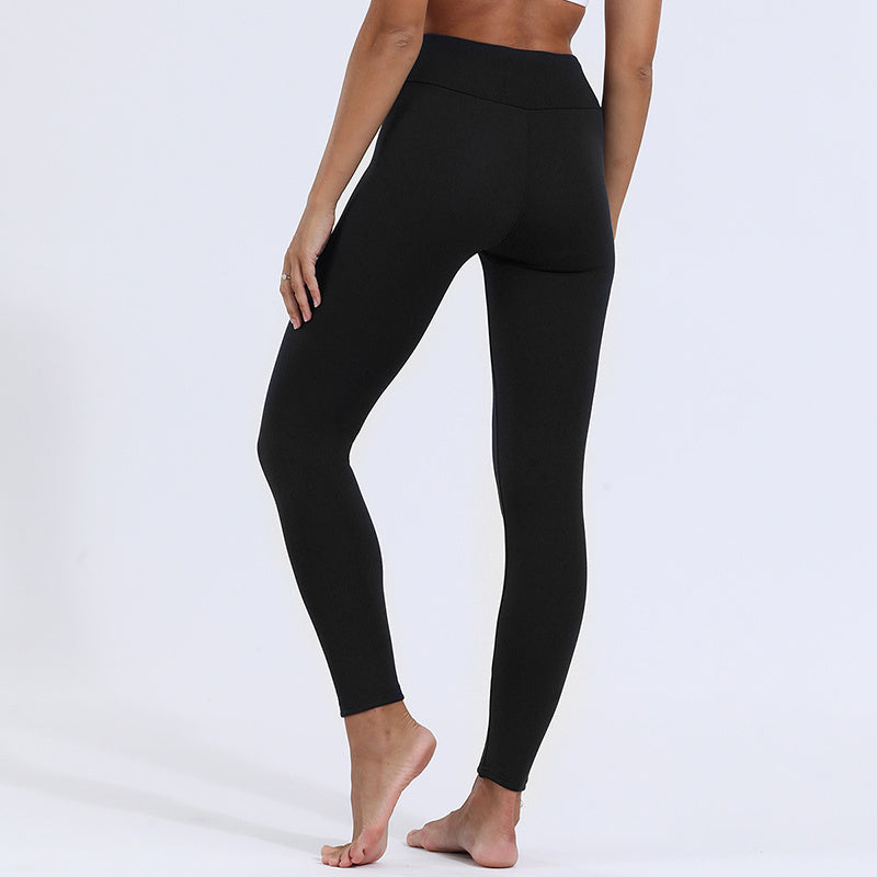High-Waist Black Leggings
