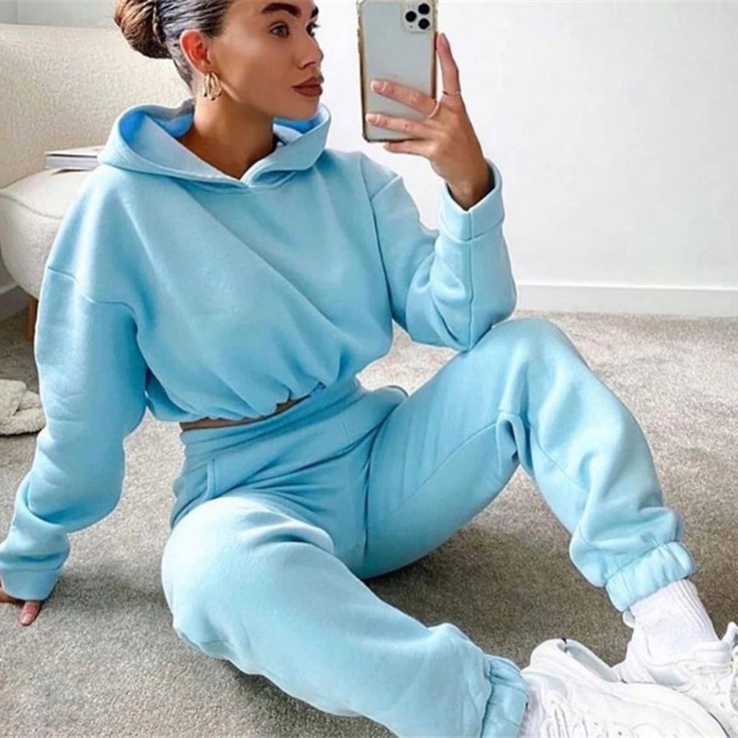 Two-Piece Hoodie & Jogger Set
