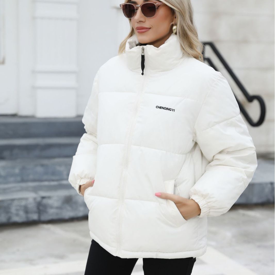Women's Winter Puffer Jacket - Windproof Down Cotton Warm Coat