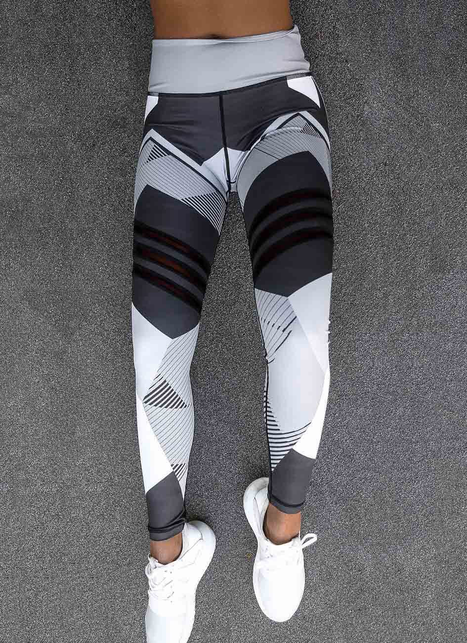 Women's Reflective Yoga Pants - High Visibility Sport Leggings