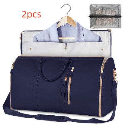 Large Travel Duffle Bag - Foldable Waterproof Clothes Organizer