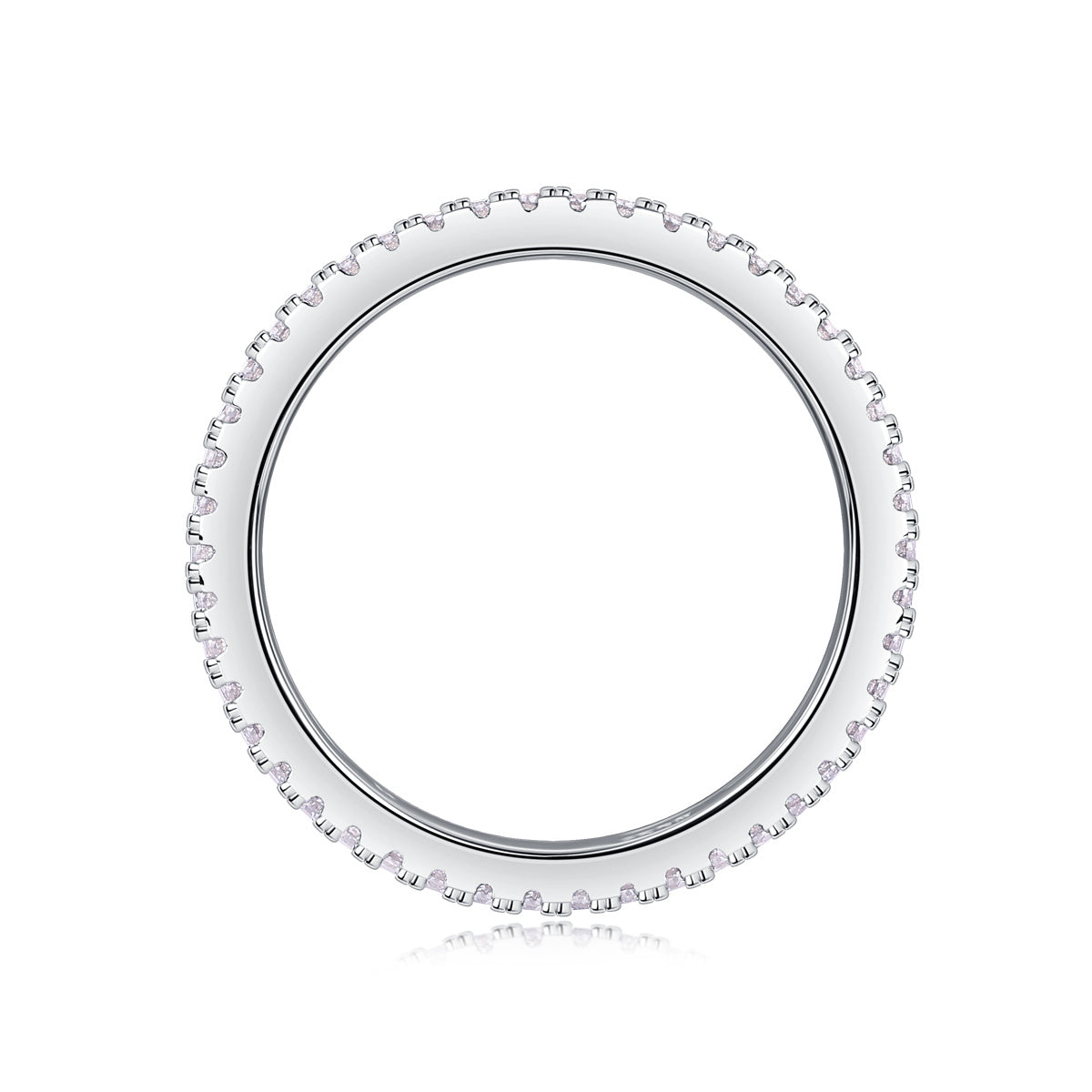 Double Ring Shadow Set - Moissanite S925 Sterling Silver