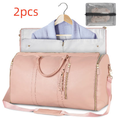 Large Travel Duffle Bag - Foldable Waterproof Clothes Organizer