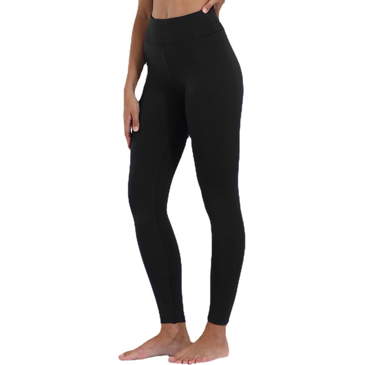 High-Waist Black Leggings