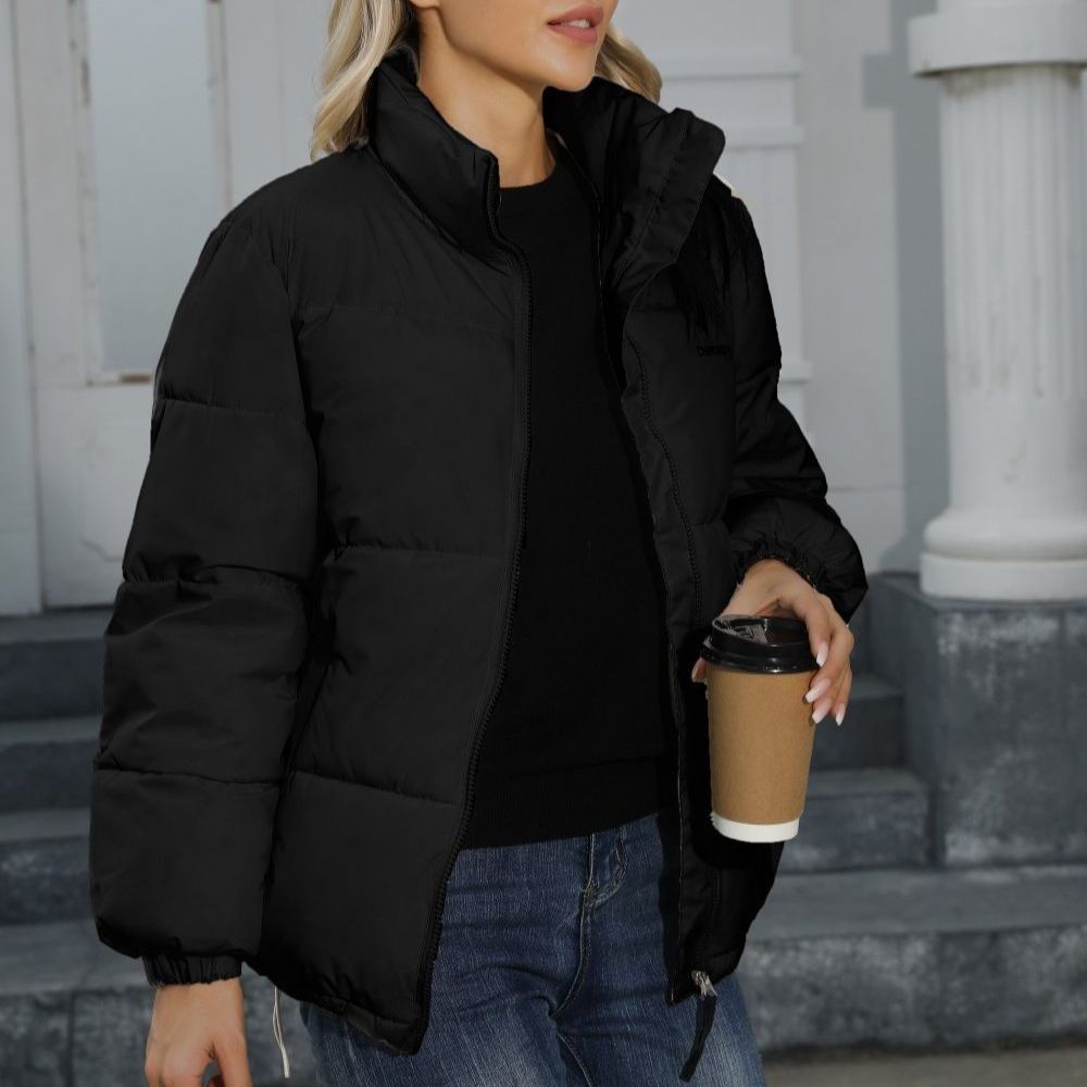 Women's Winter Puffer Jacket - Windproof Down Cotton Warm Coat