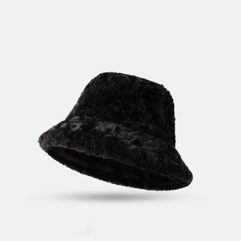 Women's Lambswool Fisherman Hat - Winter Warm Bucket Hat